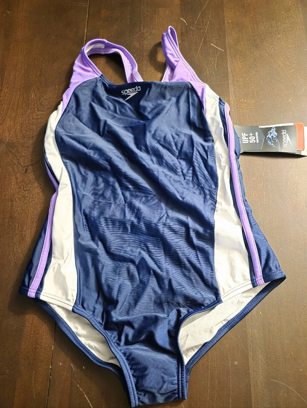 Speedo Girls Infinity Splice One Piece Swimsuit| Big Girls Size 14| New W Tags